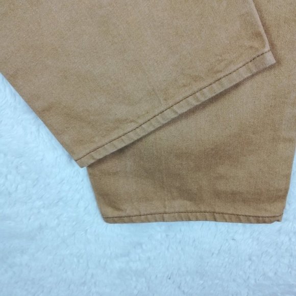 Member's Property‎ Mens Jeans Straight Leg Tan Denim Relaxed Fit High Rise 44x32 - Picture 13 of 13